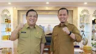 Perbaiki Infrastruktur Jalan, Wako Agung Apresiasi dan Ucapkan Terimakasih Kepada Plt Gubri SF Hariyanto
