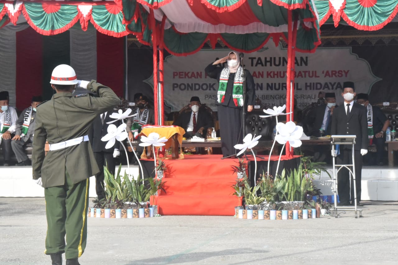 Bupati Kasmarni Jadi Inspektur Apel Tahunan Pondok Modern Nurul Hidayah