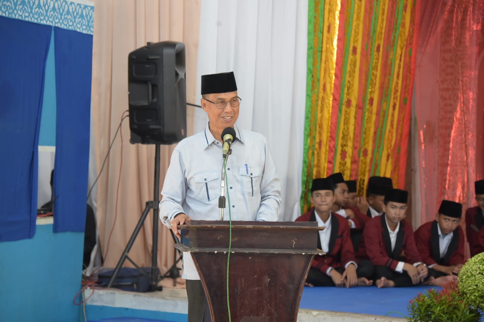 Bupati Bengkalis Peringati Maulid Nabi Muhammad SAW di Pondok Pesantren Hubbulwathan