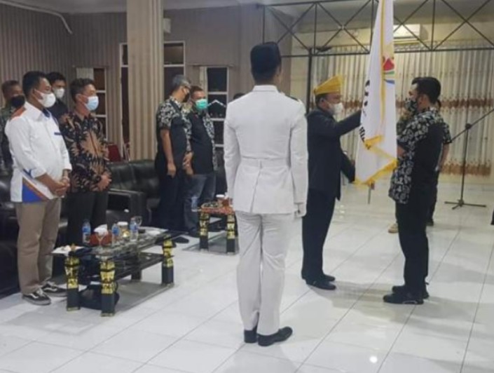 Bupati Rohil Hadiri Pelantikan Pengurus KORMI