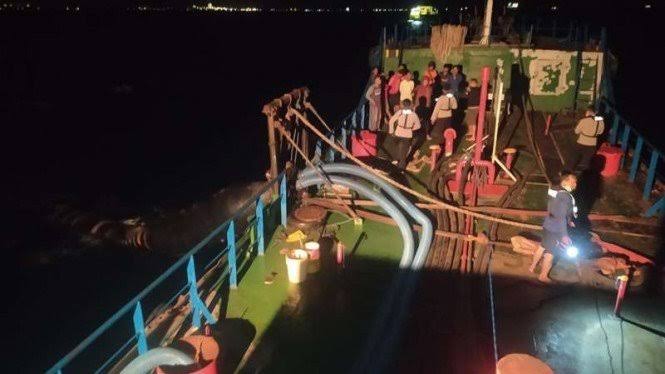 Kapal Pencuri 21,5 Ton BBM Jenis Solar Milik Pertamina Ditangkap