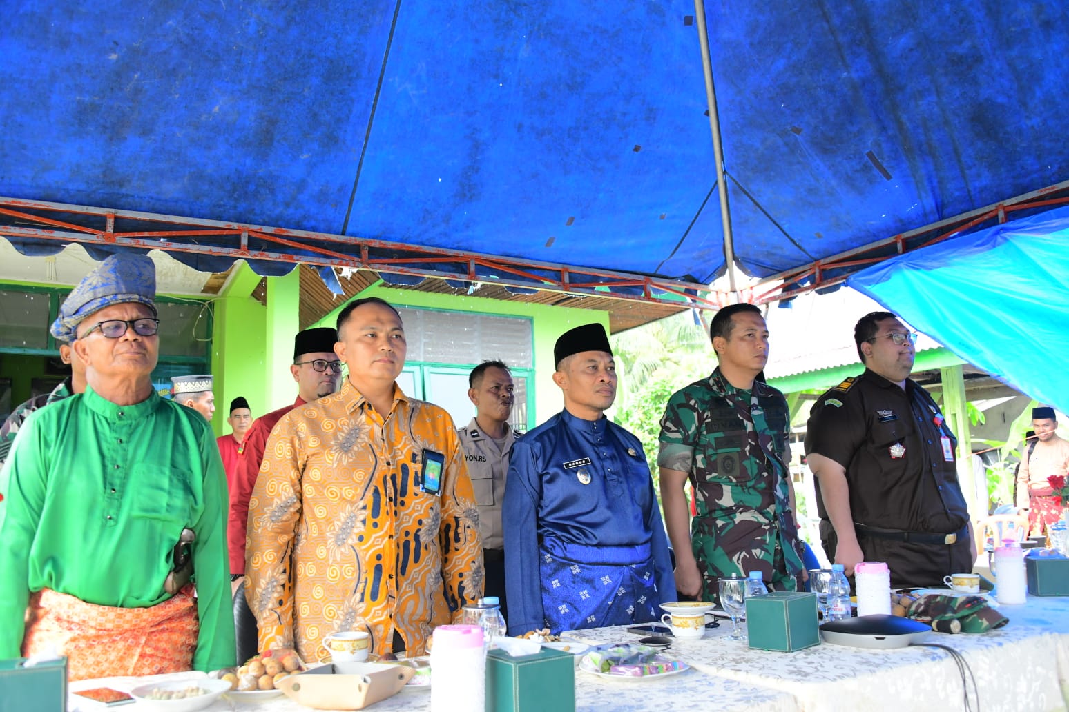 Sinergi Forkopimda Jaga Wilayah Aman dan Kondusif, Tujuh Pos Ramil di Bengkalis Diresmikan