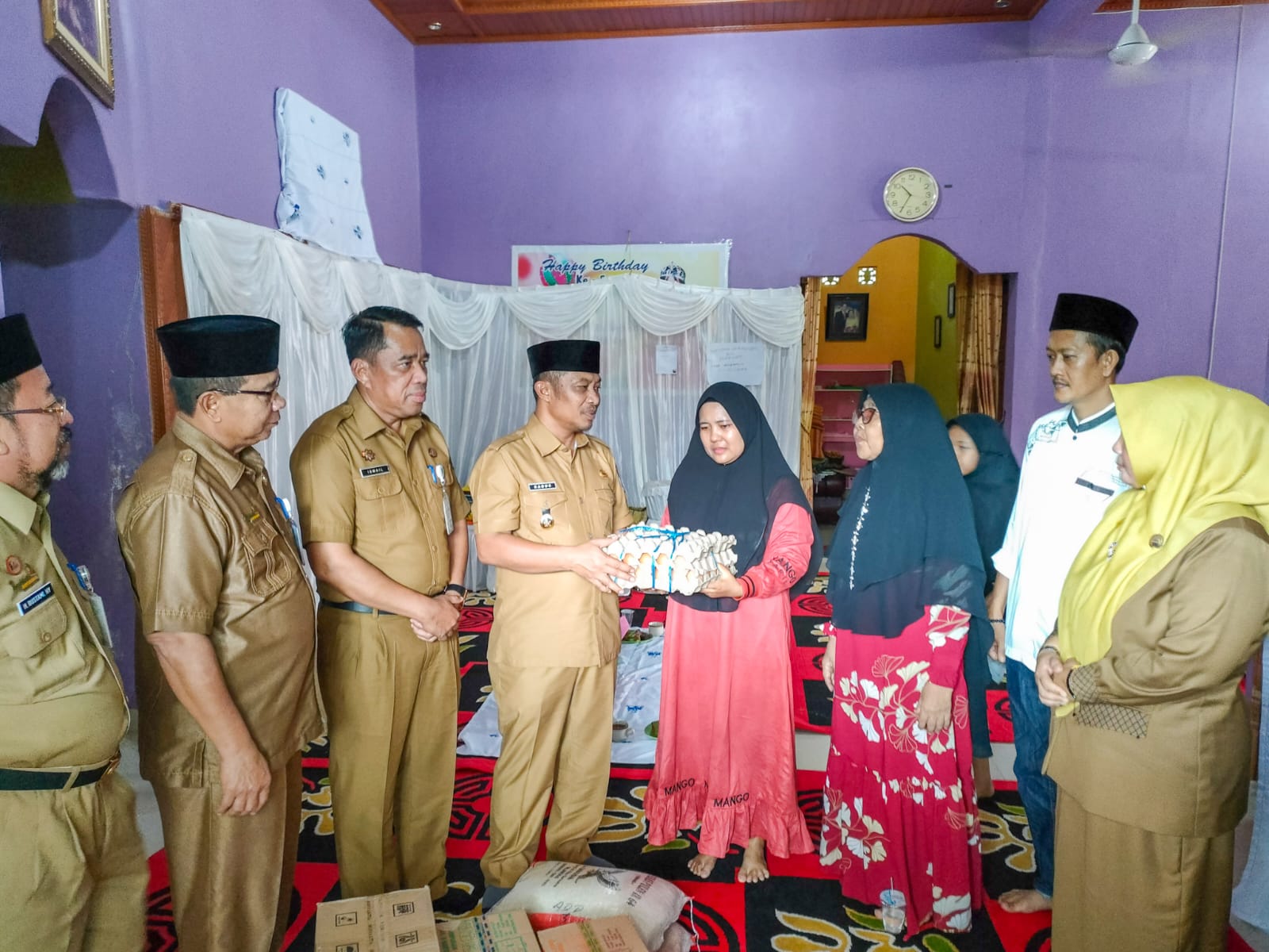 Pemkab Bengkalis Santuni Keluarga Duka Korban Tenggelam