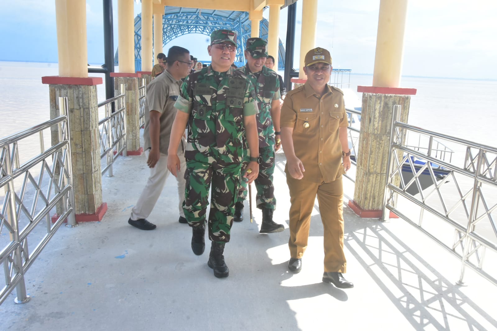 Bupati Bengkalis Sambut Kedatangan Danrem 031 Wira Bima
