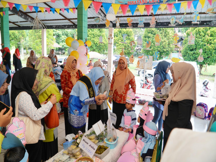 Bunda Paud Kab. Kampar Buka Kegiatan Praktek Program P5 Paud Terpadu Pertiwi Bangkinang Kota.