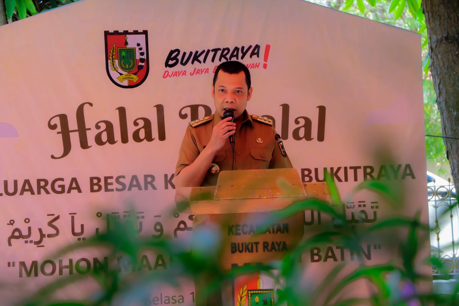 Halalbihalal, Pj Wali Kota Apresiasi Program Duling Camat Bukit Raya
