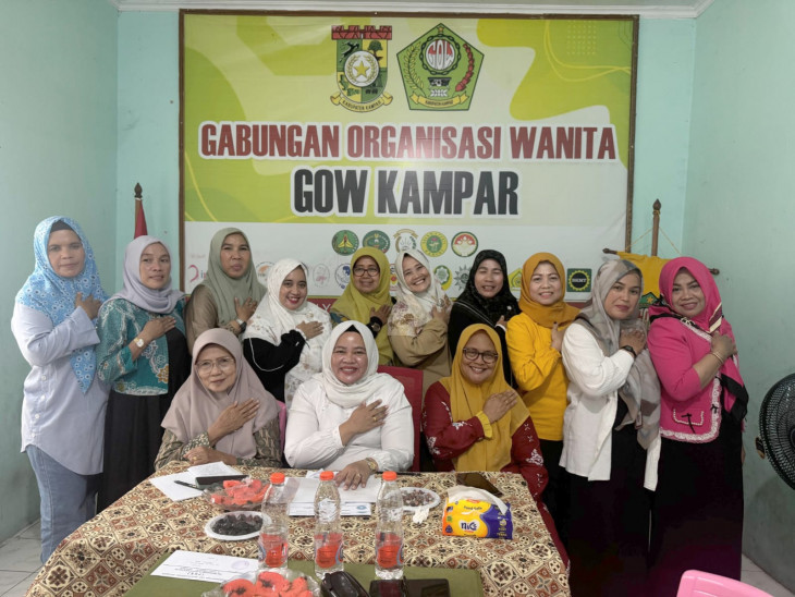 GOW Kab. Kampar Gesa Pelaksanaan Kegiatan Organisasi. Ketua GOW Kab. Kampar ; Dari Wanita Untuk Wanita Dan Dari Wanita Untuk Masyarakat