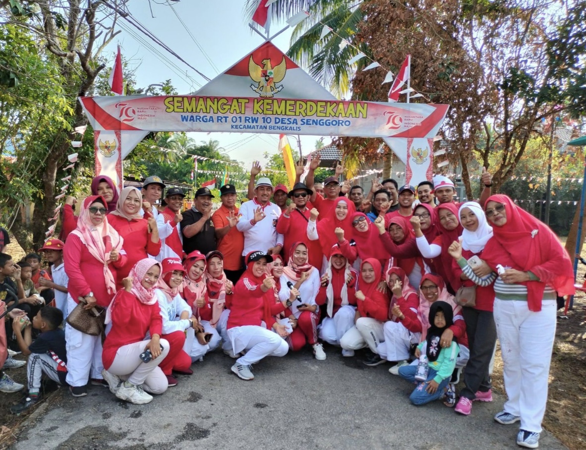 Warga Sidomulyo Antusias Meriahkan HUT Kemerdekaan Ke-79 RI