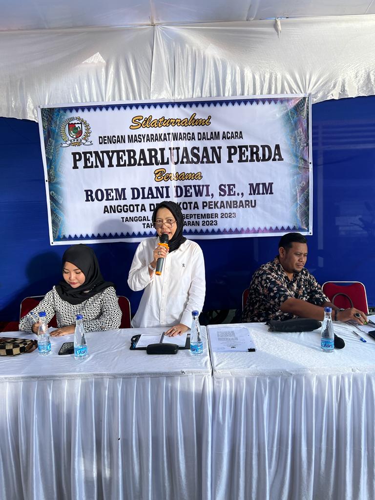 Penyebarluasan Perda 14 Tahun 2018, Roem Diani Dewi Laksanakan Sosper