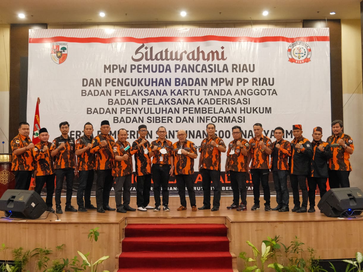 MPW PP Riau Gelar Buka Bersama Sekaligus Kukuhkan 4 Badan