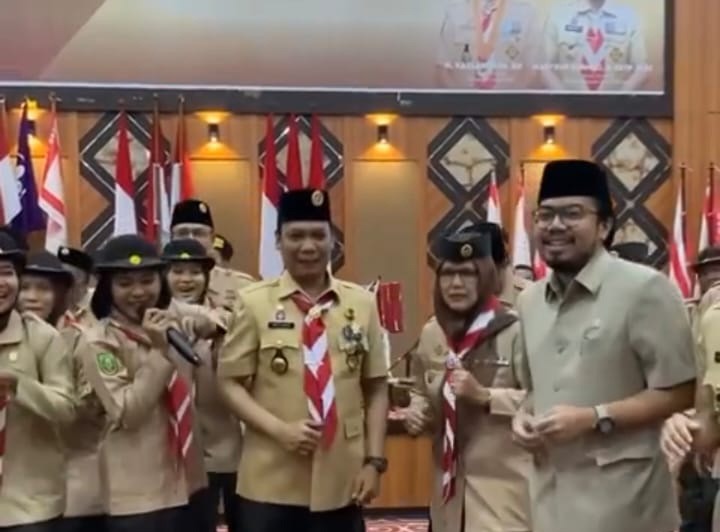 Ketua DPRD Pekanbaru Ginda Burnama Dorong Semangat Patriotisme Dalam Memperingati  Hari Pramuka ke-62