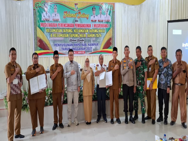 Usulan Pembangunan Jalan dan Jembatan Menjadi Prioritas dalam Musrenbang  di Kecamatan Tapung