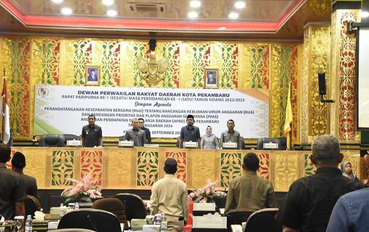 KUA-PPAS APBD Kota Pekanbaru Tahun 2024 Disepakati Rp 2,825 Triliun