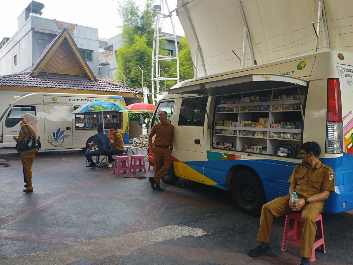 Tingkatkan Literasi dan Gemar Membaca Masyarakat, Pustaka Keliling Dispusip Beroperasi Setiap Hari