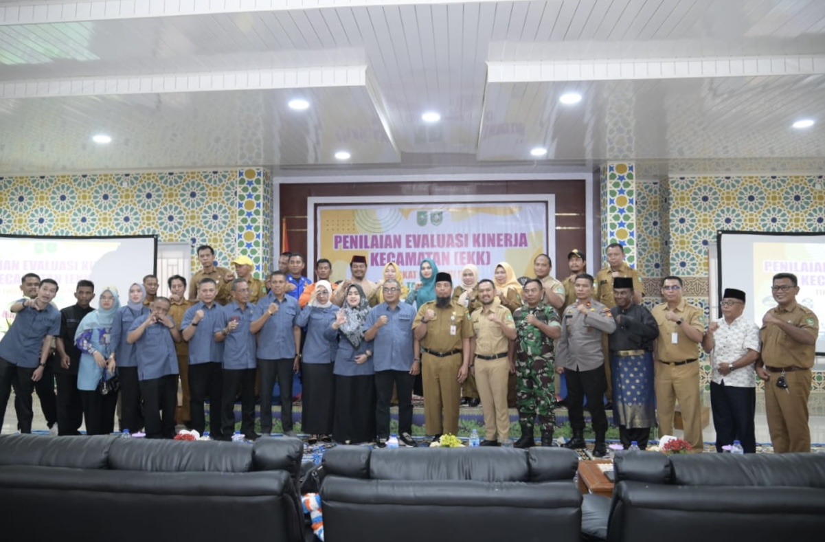 Kecamatan Bandar Laksamana Wakili Bengkalis Penilaian EKK, Bupati Kasmarni Harap Jadi Terbaik di Riau