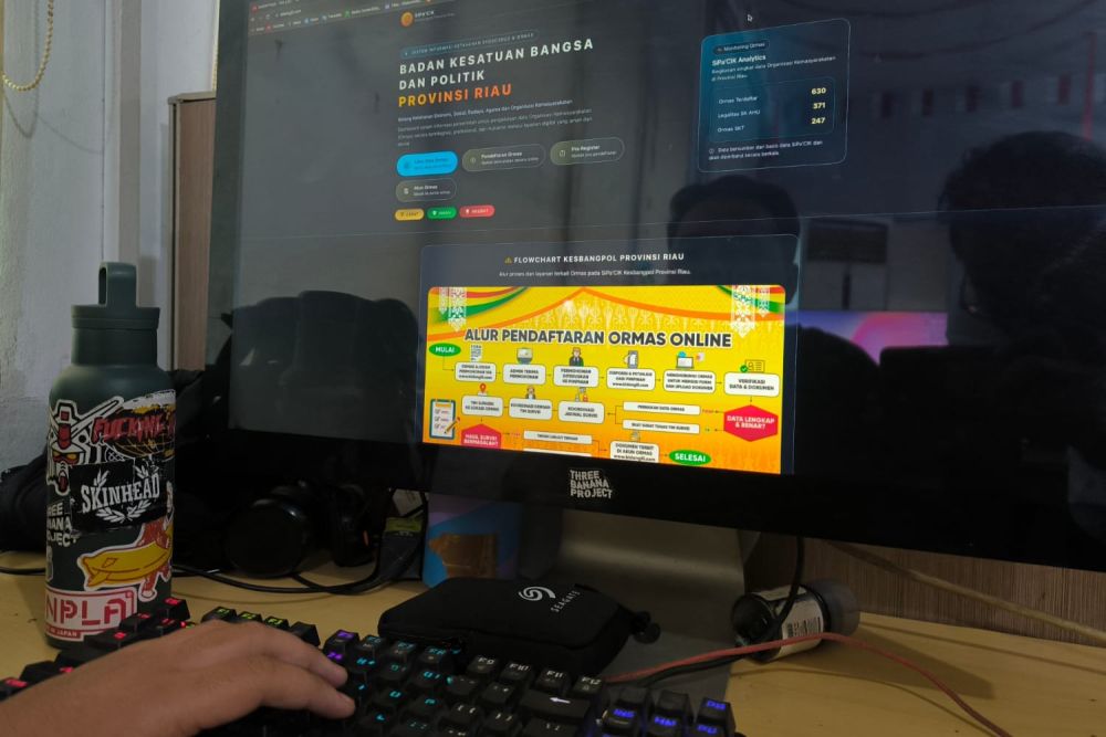 Mudahkan Pendaftaran Ormas, Kesbangpol Riau Luncurkan Aplikasi SiPa’CiK