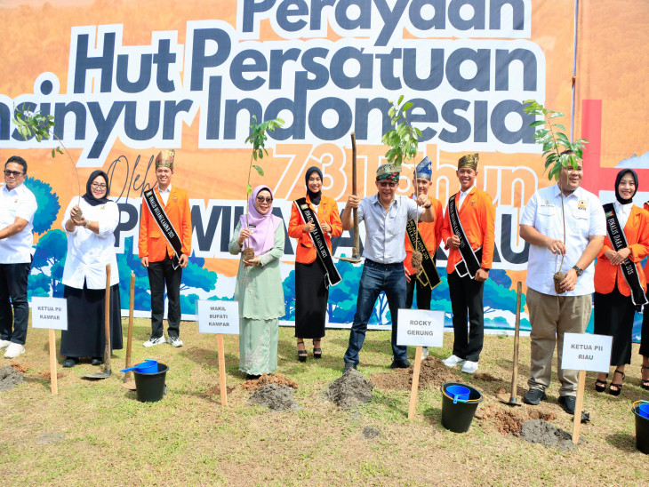 HUT PII ke 73, Wakil Bupati Kampar ; Bangun Sinergitas dan Komitmen Bersama Dalam Pelestarian Lingkungan