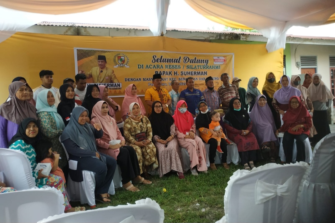 Suherman Reses di Kelurahan Padang Terubuk, Warga Keluhkan KIS, Zonasi dan Drainase