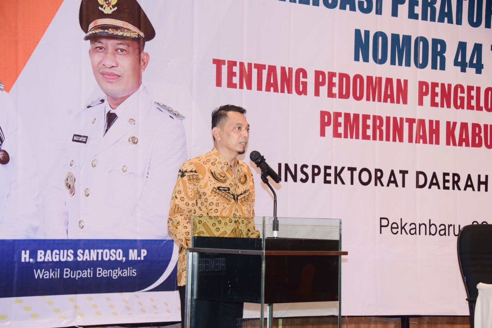 Tingkatkan Pemahaman Pengelolaan Risiko Bagi Perangkat Daerah, Inspektorat Bengkalis Adakan Sosialisasi