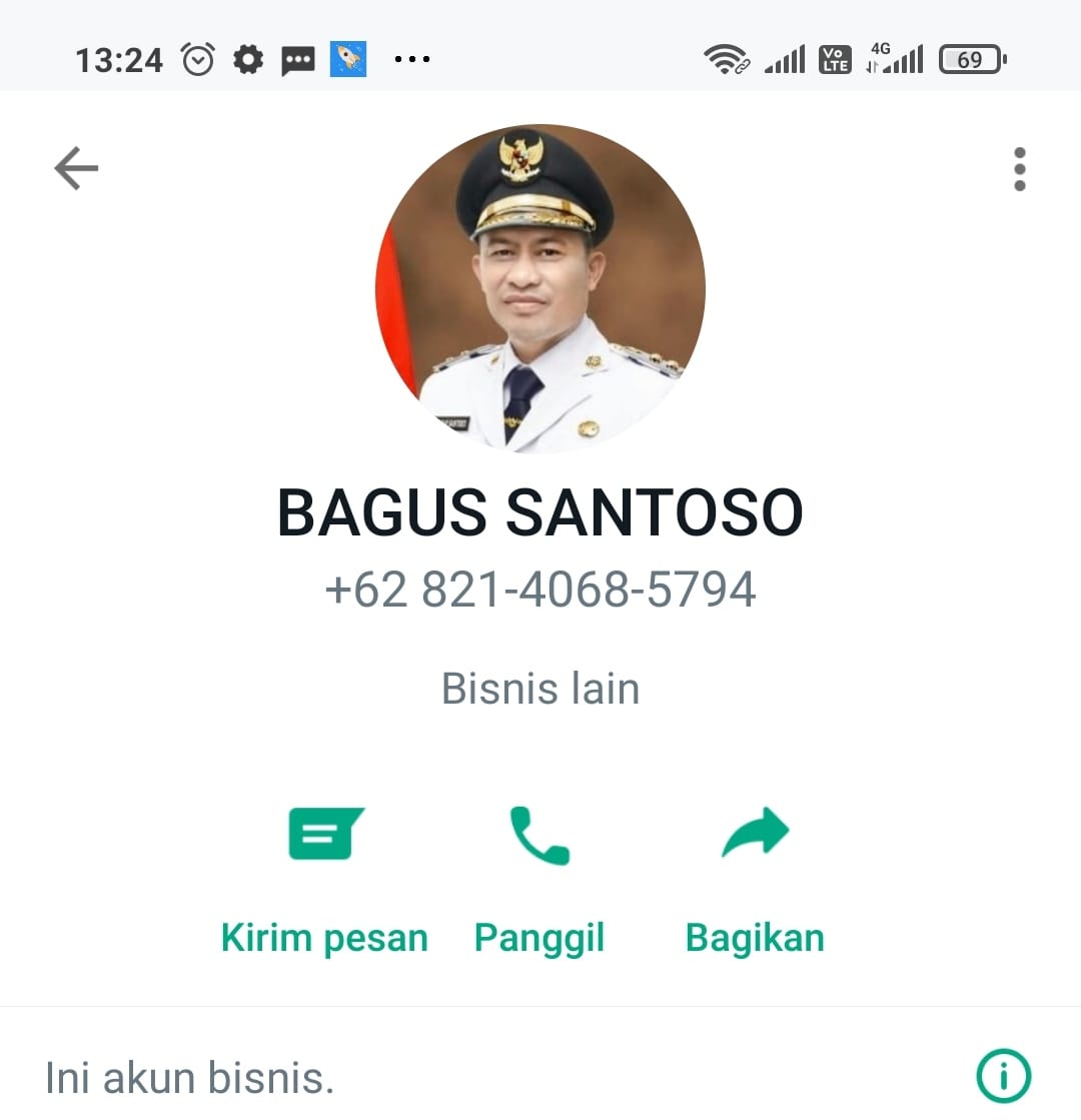 Hati-Hati Nama Wabup Bengkalis Dicatut Penipu, Korbannya Pengurus Masjid Ar-Raudah