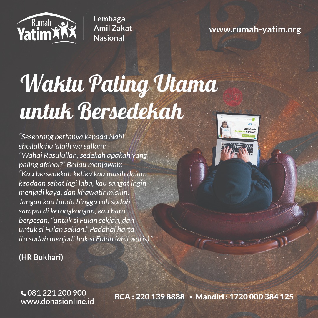 Waktu Paling Utama untuk Bersedekah