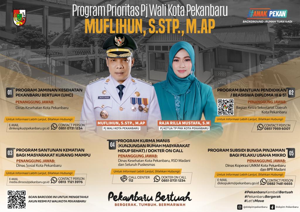 Untuk Dinikmati Masyarakat, Ini 5 Program Prioritas Pj Walikota Pekanbaru