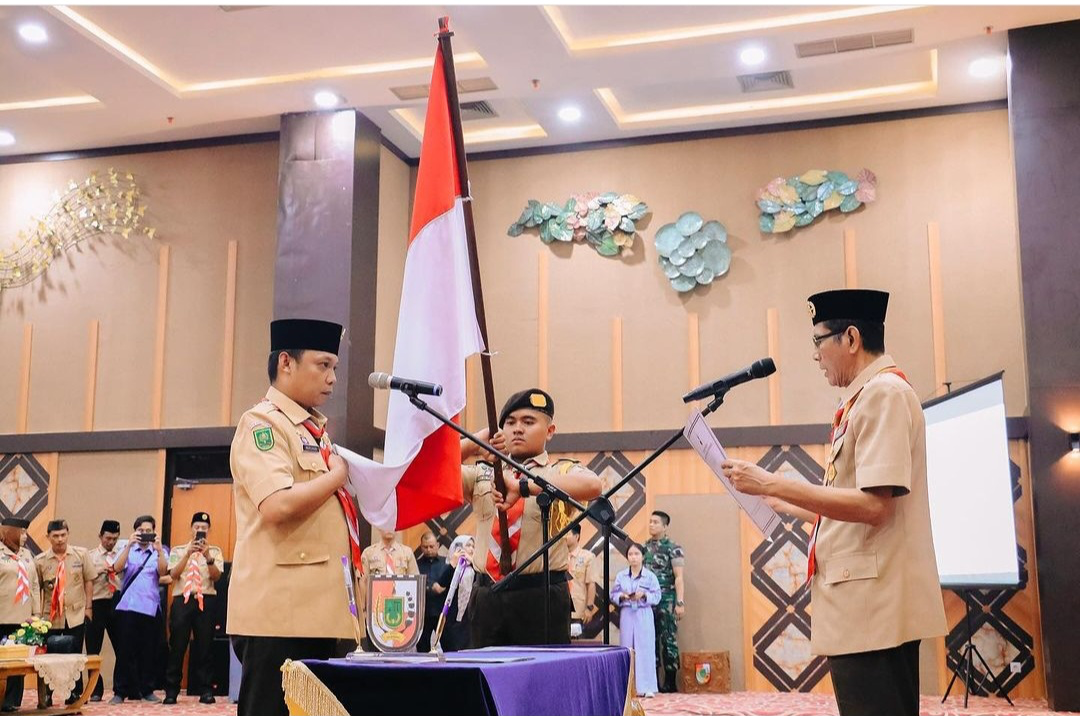 Peringatan Hari Pramuka ke-62, Ketua Mabicab Pekanbaru Dilantik