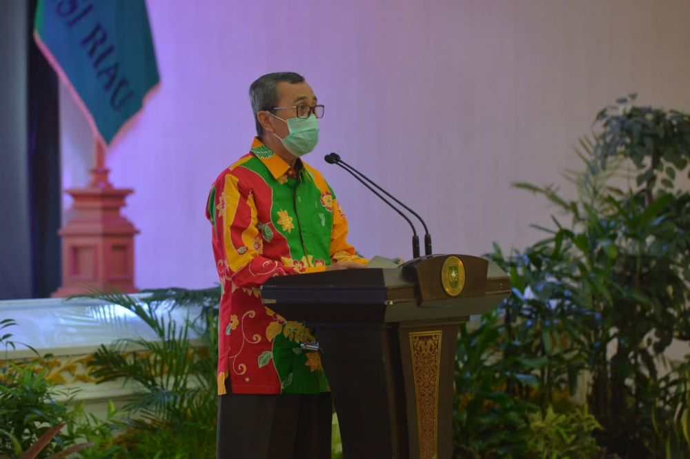 Pemprov Riau Gelar Acara Pisah Sambut Dengan Kajati Riau