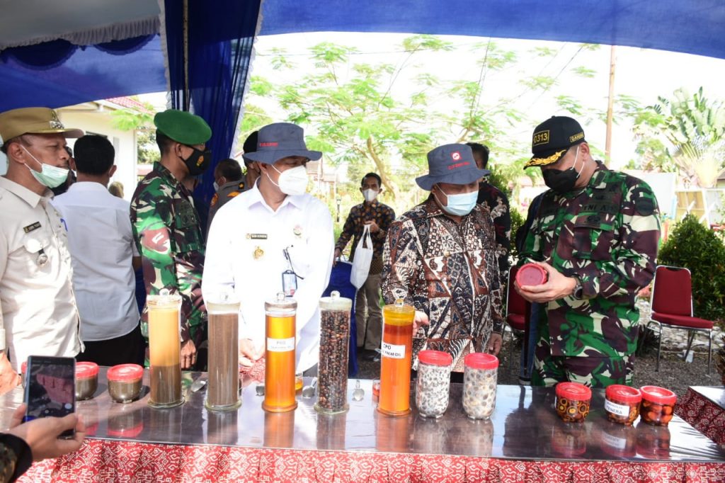 Bupati Kampar Dampingi Rombongan Wantanas Kunker Ke KUD Sawit Jaya dan PT. Perkebunan Rakyat