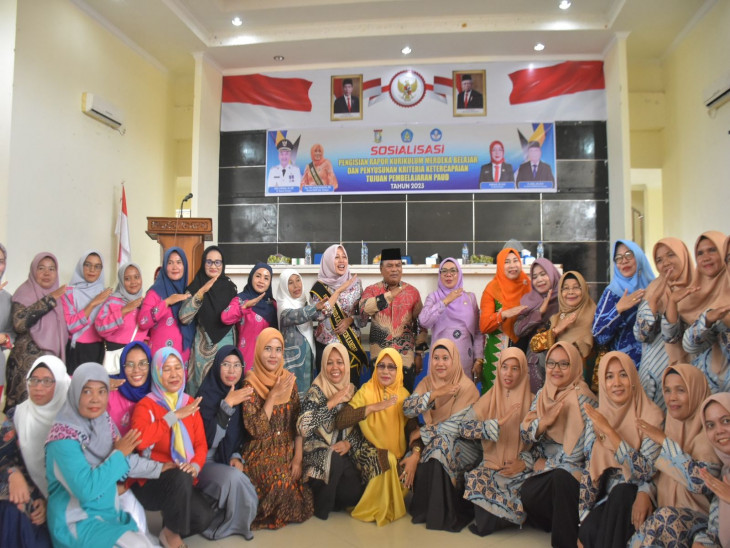 Sosialisasi Penyusunan Rapor Kurikulum Merdeka Belajar,Ini Harapan Bunda PAUD Kampar