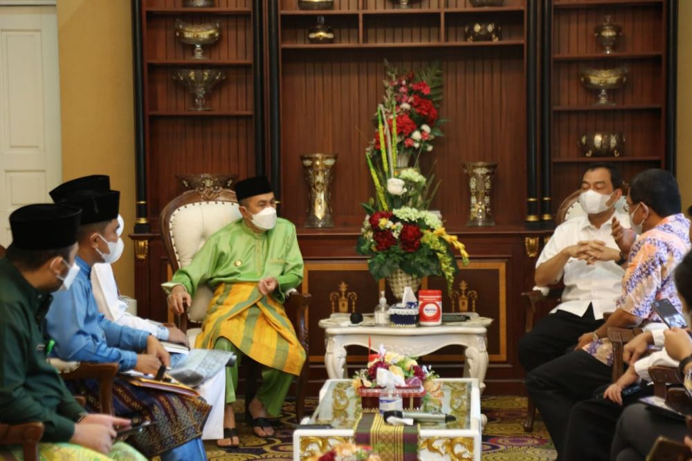Bahas Percepatan Air Minum, Yudha Mediawan Kunjungi Gubri
