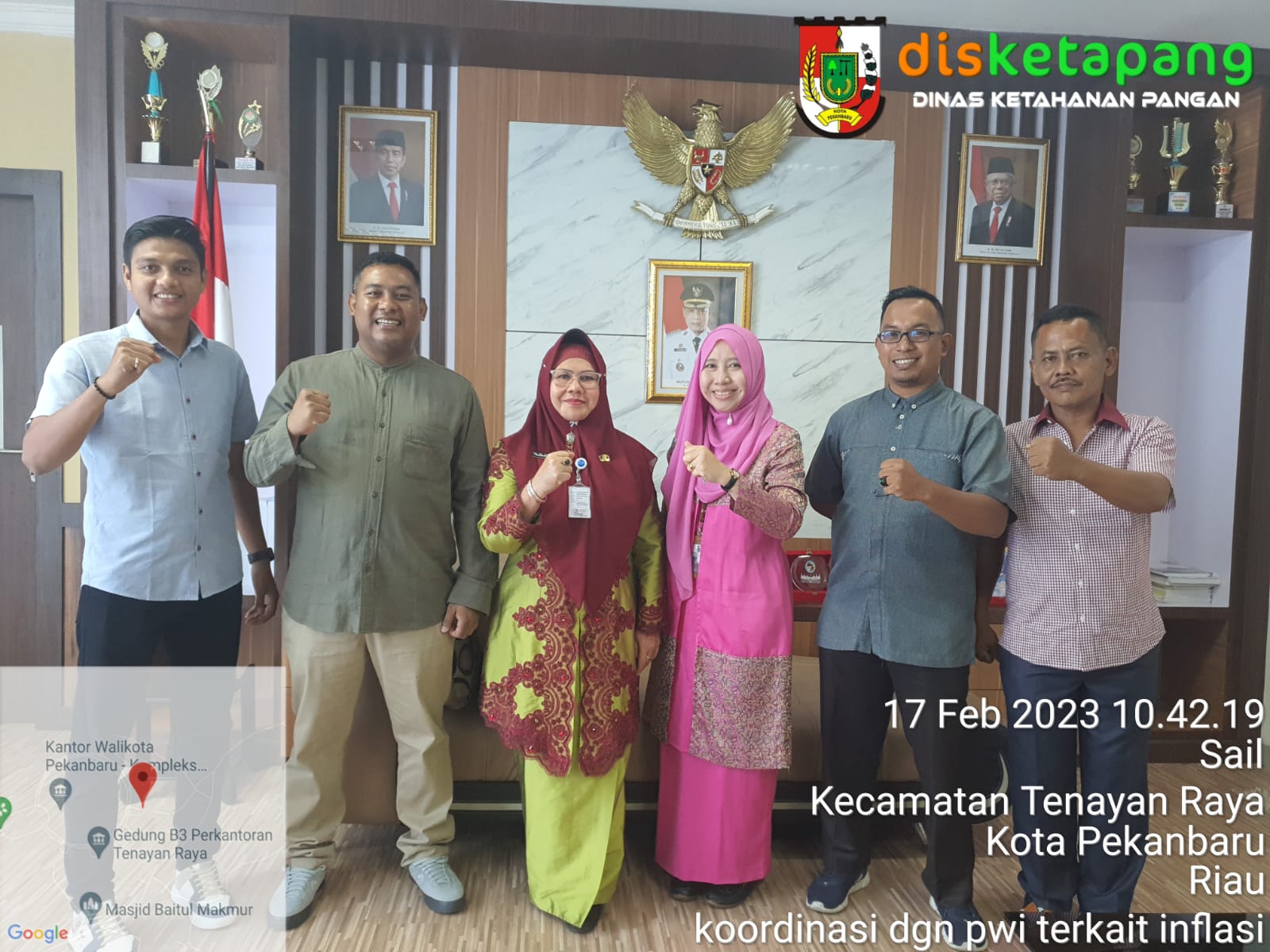 Upaya Kendalikan Inflasi, Disketapang Pekanbaru Dukung Kegiatan Pasar Murah PWI