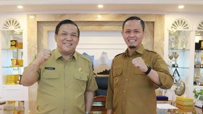 Perbaiki Infrastruktur Jalan, Wako Agung Apresiasi dan Ucapkan Terimakasih Kepada Plt Gubri SF Hariyanto