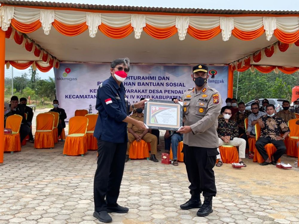 Polres dan DLH Rohul Dukung Penyelamatan Lingkungan di Lapangan Minyak Pendalian