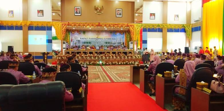 Peringati Hari Jadi Rohil Ke-22, DPRD Mengelar Rapat Istimewa.
