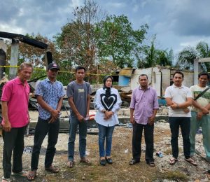 Pasca Kebakaran, Haswinda Santuni Langsung Marzuki