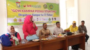 Bersempena Hari Jadi Kabupaten Kampar Ke-73 Tahun 2023, GOW Kampar Adakan Bakti Sosial Tekan Angka Stunting