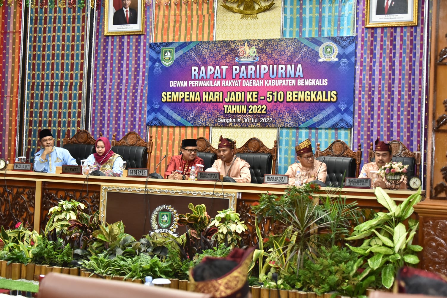 Peringati Hari Jadi Bengkalis Ke-510, DPRD Bengkalis Gelar Rapat Paripurna