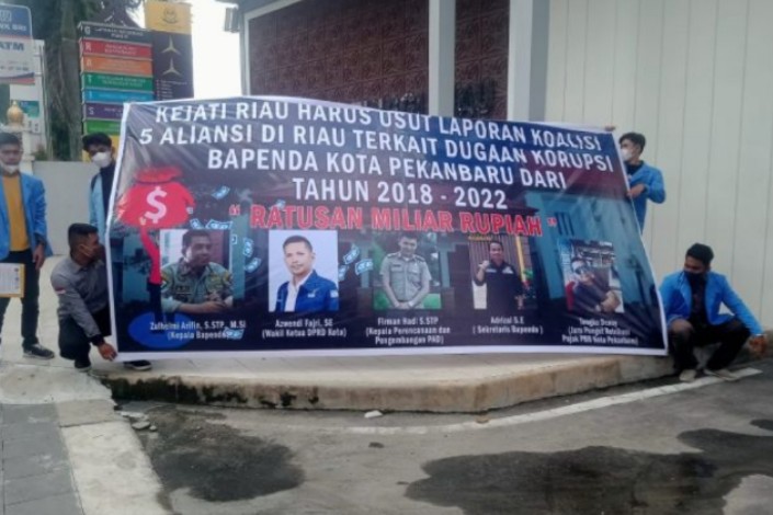 AMPR Laporkan Bapenda Pekanbaru Ke Kejati Riau Terkait Dugaan Kasus Korupsi