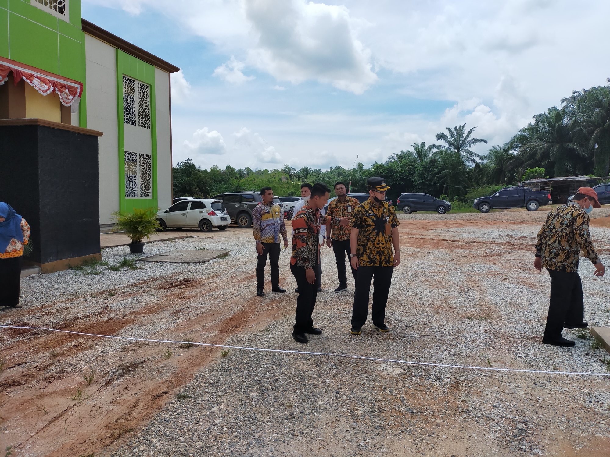 Camat Bathin Solapan Tinjau Pesiapan MTQ ke-46 Tingkat Kabupaten