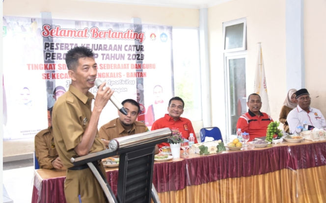 Bersama Percasi, Disdik Gelar Kejuaraan Catur, Bupati: Ini Upaya Majukan Olahraga Catur dan Cari Atlet Potensial