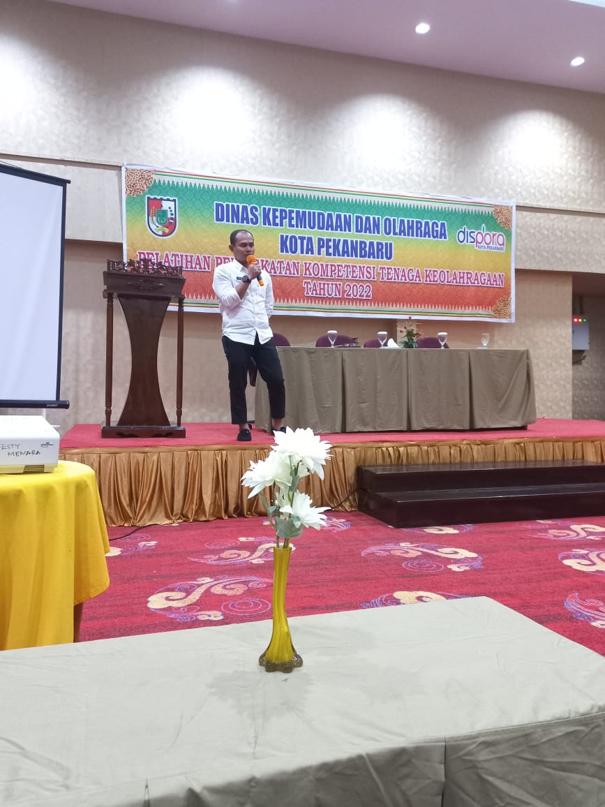 Dispora Kota Pekanbaru Lakukan Peningkatan Kompetensi Tenaga Olahraga