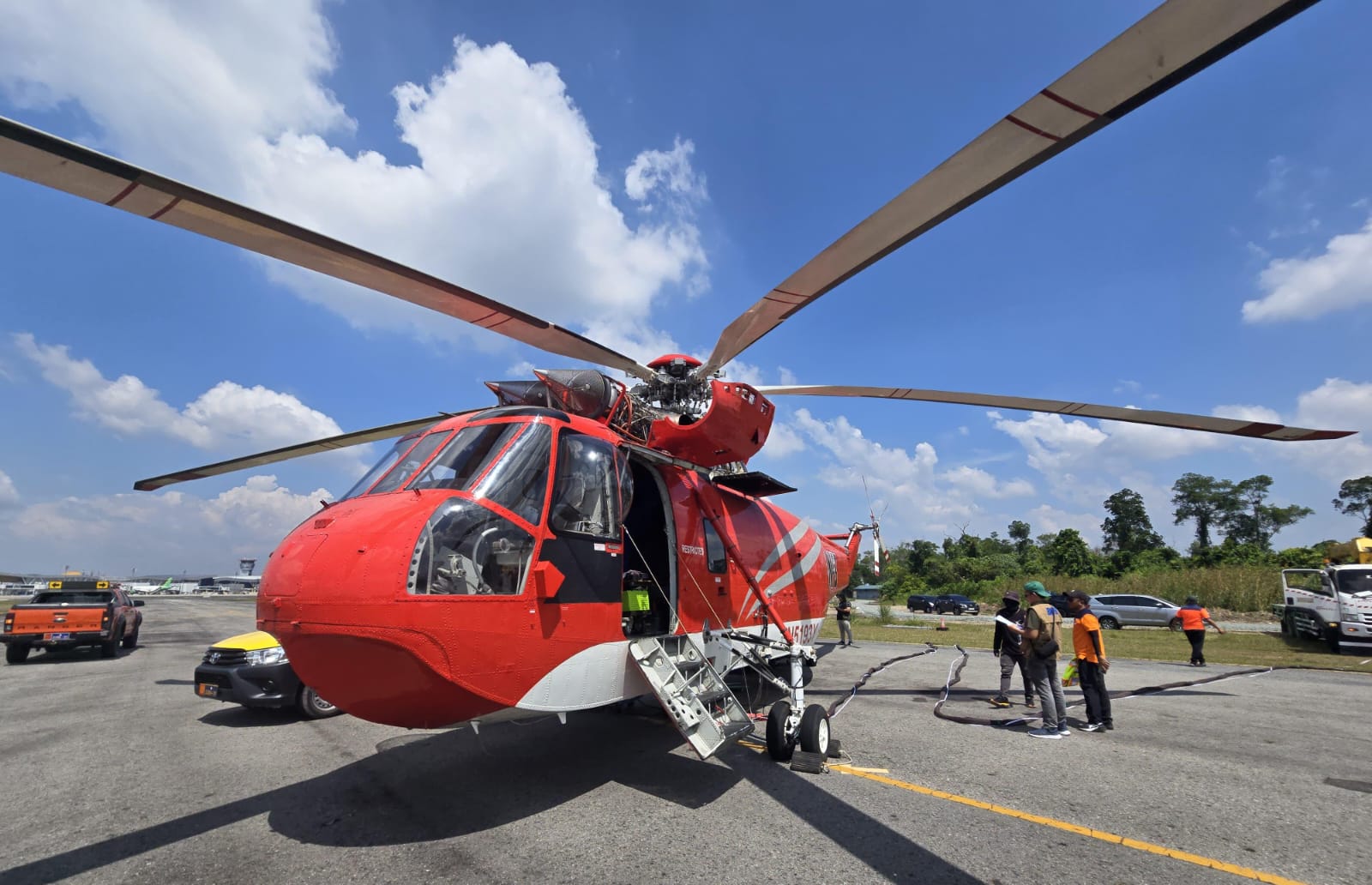 Gempur Karhutla, 6 Helikopter Sudah Stanby di Riau