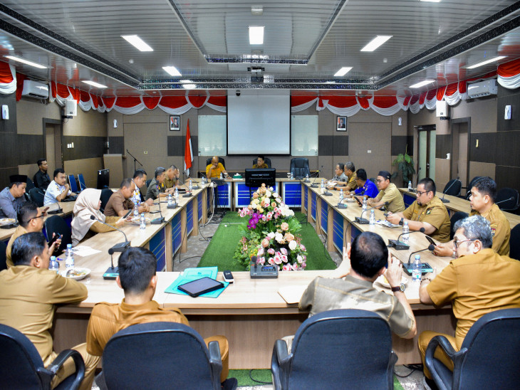 Sekda Kampar Pimpin Rapat Persiapan Pisah Sambut Kapolres Kampar dan Dukung Giat STOP KARHUTLA FUN RUN Polres Kampar